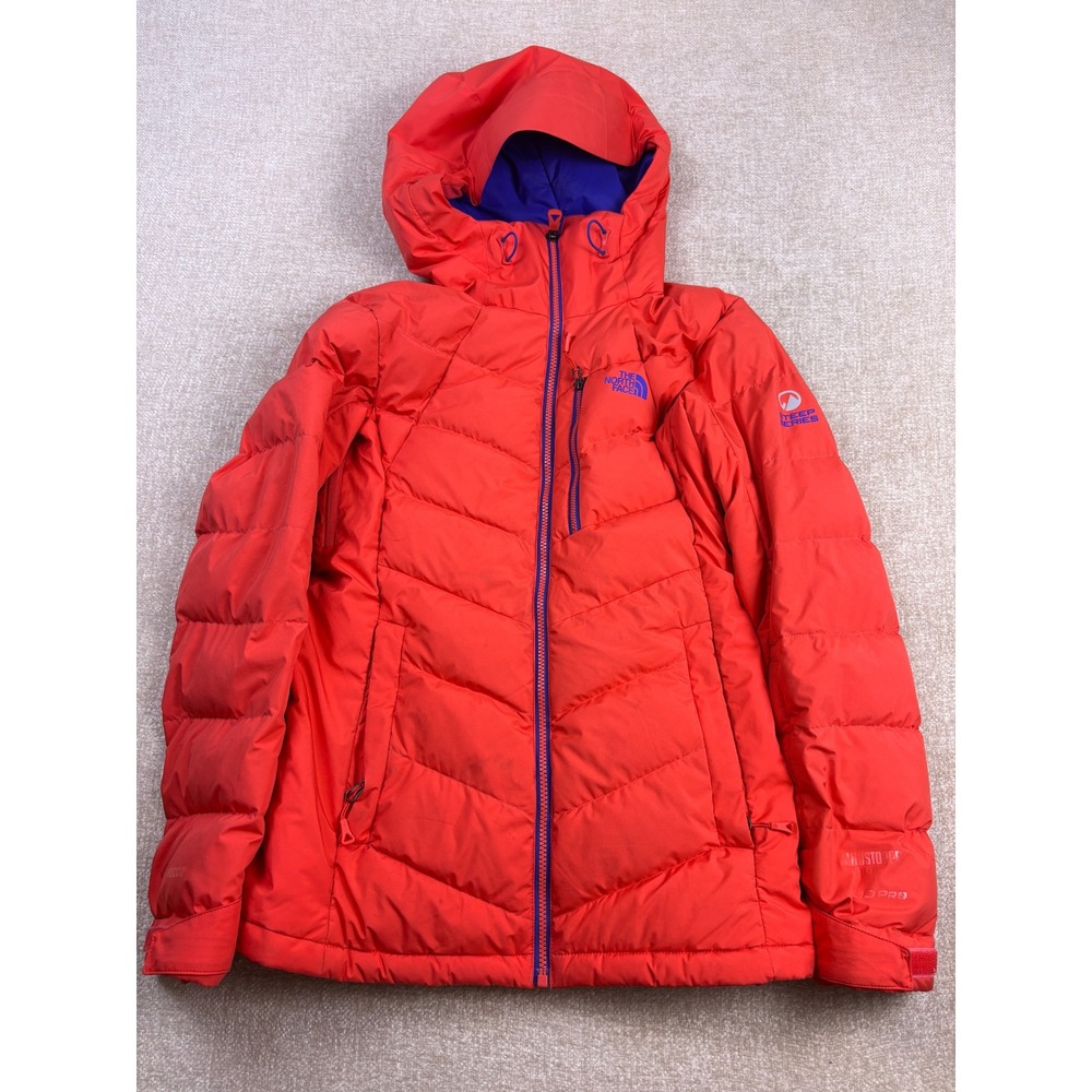 The North Face Steep Series Windstopper Down Jacket Red Womens XS RECCO